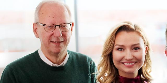 Bengt Germundsson (KD), här tillsammans med partiledaren Ebba Busch. Markarydspolitikern är andre vice partiordförande i KD. Pressbild KD