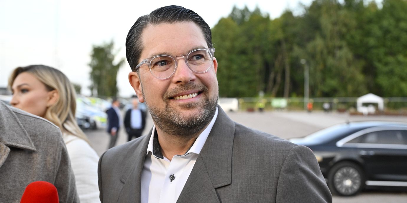 Sverigedemokraternas partiledare Jimmie Åkesson.