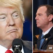 Donald Trump, Adam Schiff och Devin Nunes. 