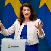 Utrikesminister Ann Linde.