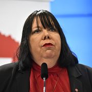 Vänsterpartiets partisekreterare Maria Forsberg (V).