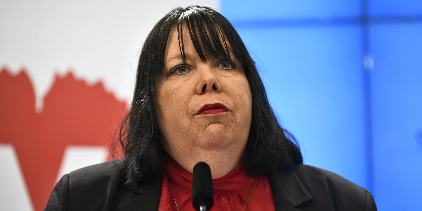 Vänsterpartiets partisekreterare Maria Forsberg (V).