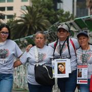 Demonstranter i Mexiko City