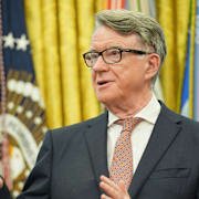 Peter Mandelson under tiden som ambassadör i USA.