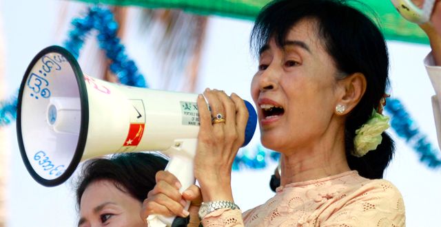 Aung San Suu Ky Khin Maung Win / TT NYHETSBYRÅN