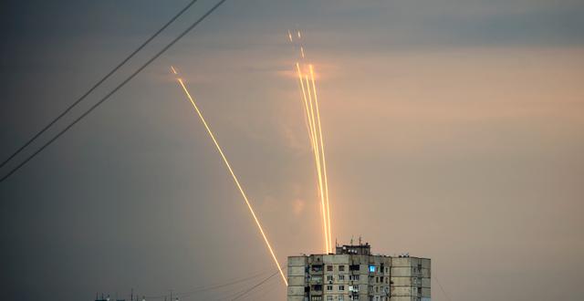 Ryska robotar över Ckarkiv. 14 augusti. Vadim Belikov / AP