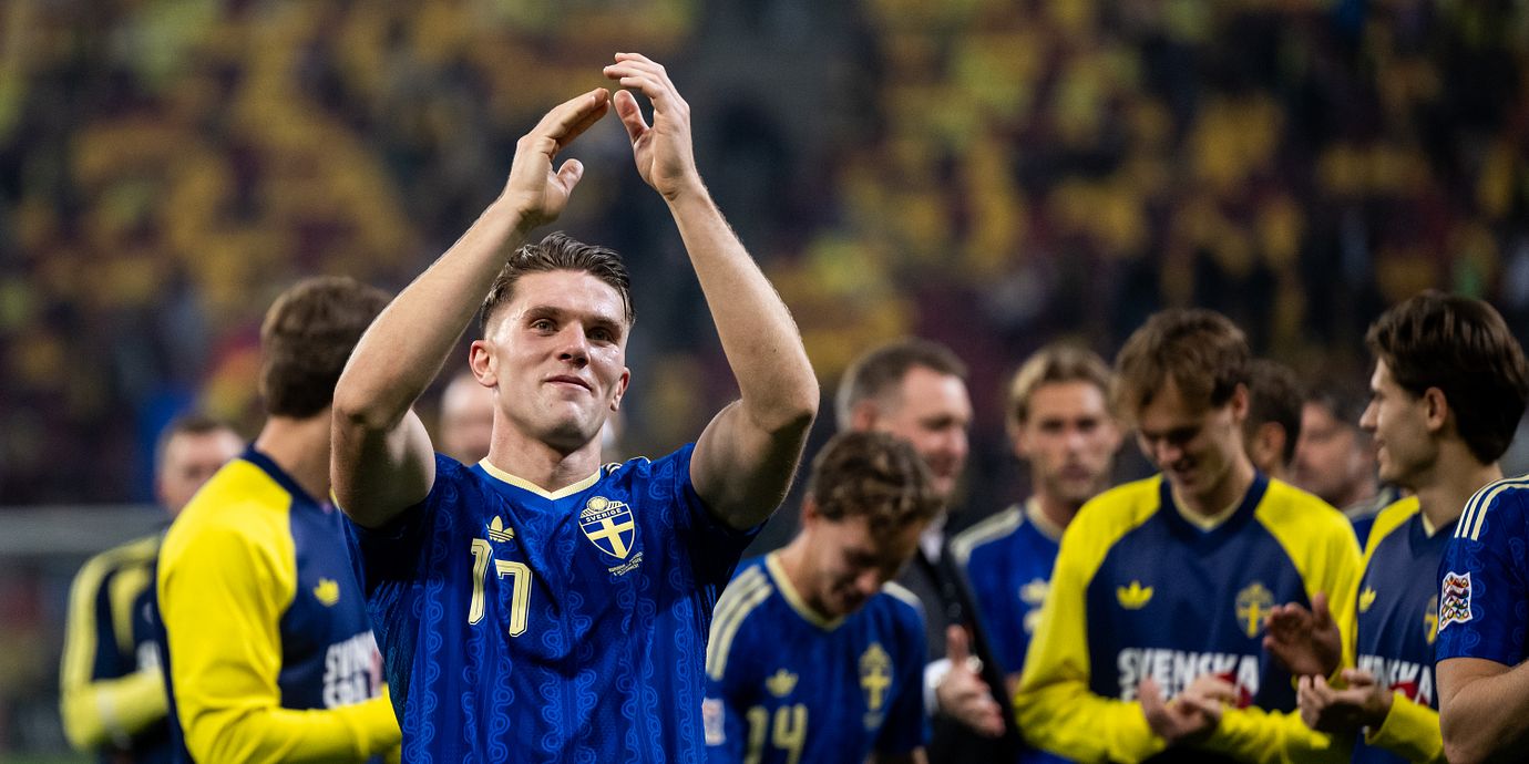 Viktor Gyökeres efter matchen.
