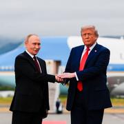 Putin och Donald Trump i Alaska i augusti. 