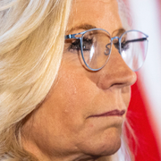 Liz Cheney och Donald Trump.