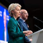 Ursula von der Leyen och Charles Michel.