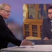 Peter Hultqvist och Jimmie Åkesson.