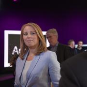 C-ledaren Annie Lööf och S-ledaren Stefan Löfven.