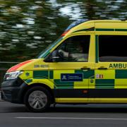 Ambulans. Genrebild. 