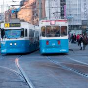 Spårvagnar i Göteborg.