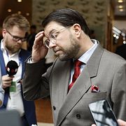 Jimmie Åkesson under Sverigedemokraternas valkickoff, som arrangerades under lördagen.