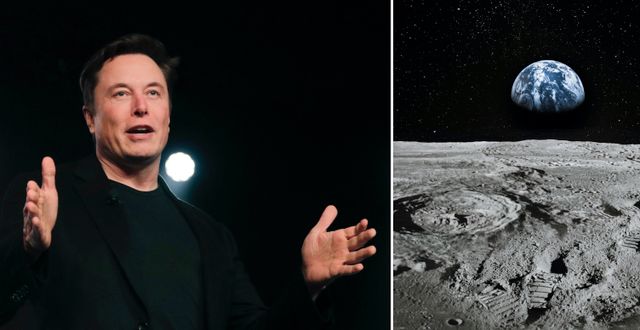 Techmogulen Elon Musk drömmer om månen. Jae C. Hong/AP, Shutterstock