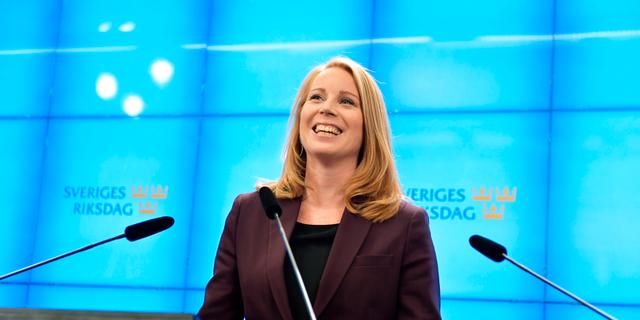 Centerns partiledare Annie Lööf. Jessica Gow/TT / TT NYHETSBYRÅN