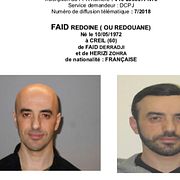 Polisens bilder som visar Rédoine Faïd.