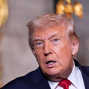 Donald Trump på måndagen. 