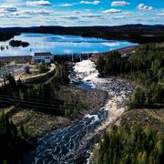 Vattenkraftverket Laforsen utanför Kårböle.