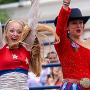 Rodeo på American State Fair inför firandet i Washington DC.