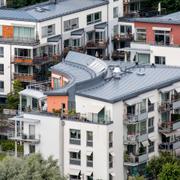 Hammarby sjöstad i Stockholm.