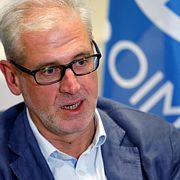 IOM:s chef i Jemen Laurent de Boeck.