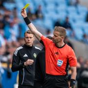 Domare Glenn Nyberg under finalen i Svenska cupen den 29 maj.