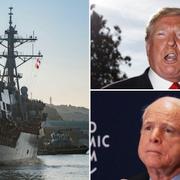 USS John S McCain/Trump/McCain.