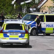 Polisen är på plats.