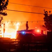 Bränderna i Oregon, nära Medford , 8 september.