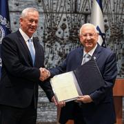 Benny Gantz och Reuven Rivlin