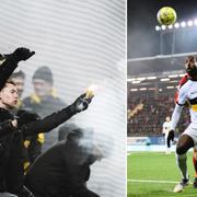 AIK-fans i Östersund.