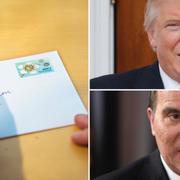 Stefan Löfven, Donald Trump. Arkivbilder.