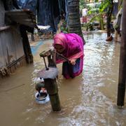 Översvämningarna i Bangladesh. Arkivbild från maj 2023.