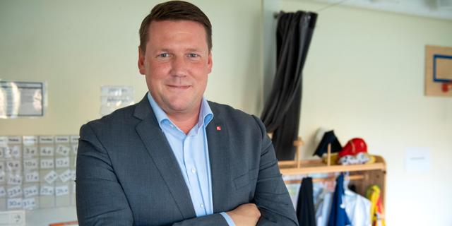 Arkivbild: Kommunals förbundsordförande Tobias Baudin. Jessica Gow/TT / TT NYHETSBYRÅN