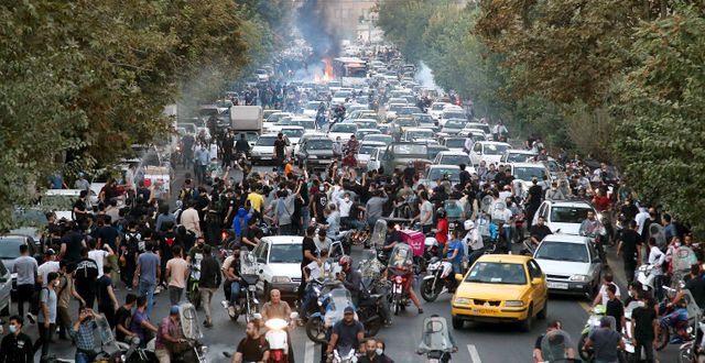 Demonstration i Teheran, arkivbild. AP