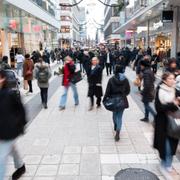 Black Friday på Drottninggatan i Stockholm.