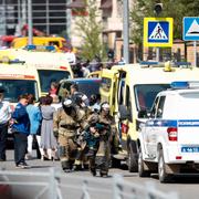 Stort pådrag efter skolskjutningen i Kazan. 