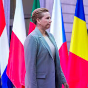 Danmarks statsminister Mette Fredriksen.