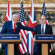 Trump och Starmer. 