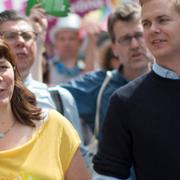 Åsa Romson och Gustav Fridolin.