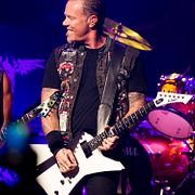 Kirk Hammett, James Hetfield och Lars Ulrich.