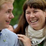 Gustav Fridolin och Åsa Romson.