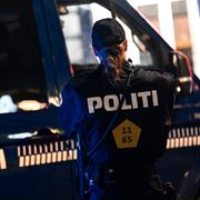 Dansk polis. Genrebild. 