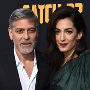 George Clooney och Amal Clooney.