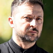 Zelenskyj/Demonstranter i Kyiv.