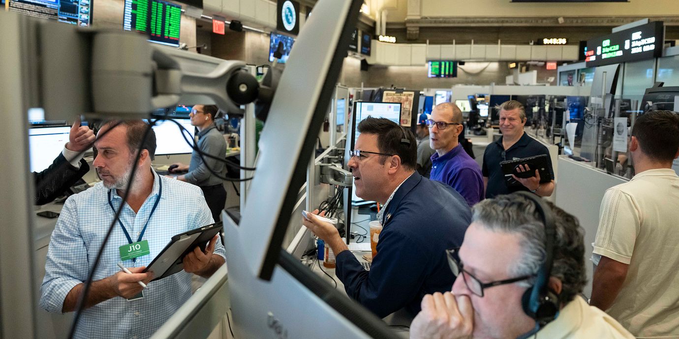 Optionshandlare på Wall Street.