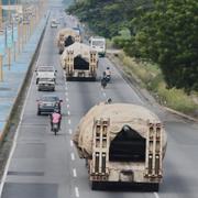 Venezuela skickar stridsvagnar österut som svar på USA:s drag.