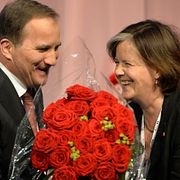Stefan Löfven och Carin Jämtin.